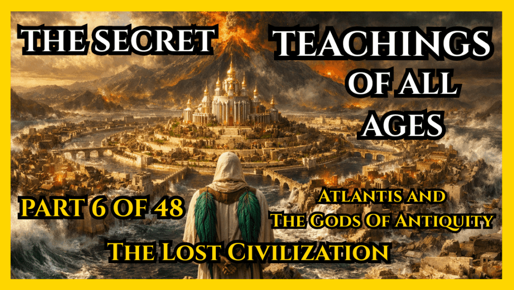 Manly P Hall The Secret Teachings 6/48 Atlantis and The Gods Of Antiquity: The Lost Civilization