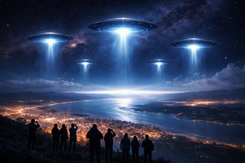 Strange Lights Over Three Continents in One Night — Coincidence or Coordinated Contact? - What If Science