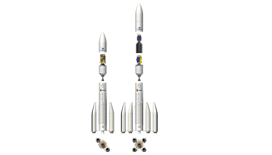 More boosters, more power: Ariane 6 lifts off with four boosters for the first time