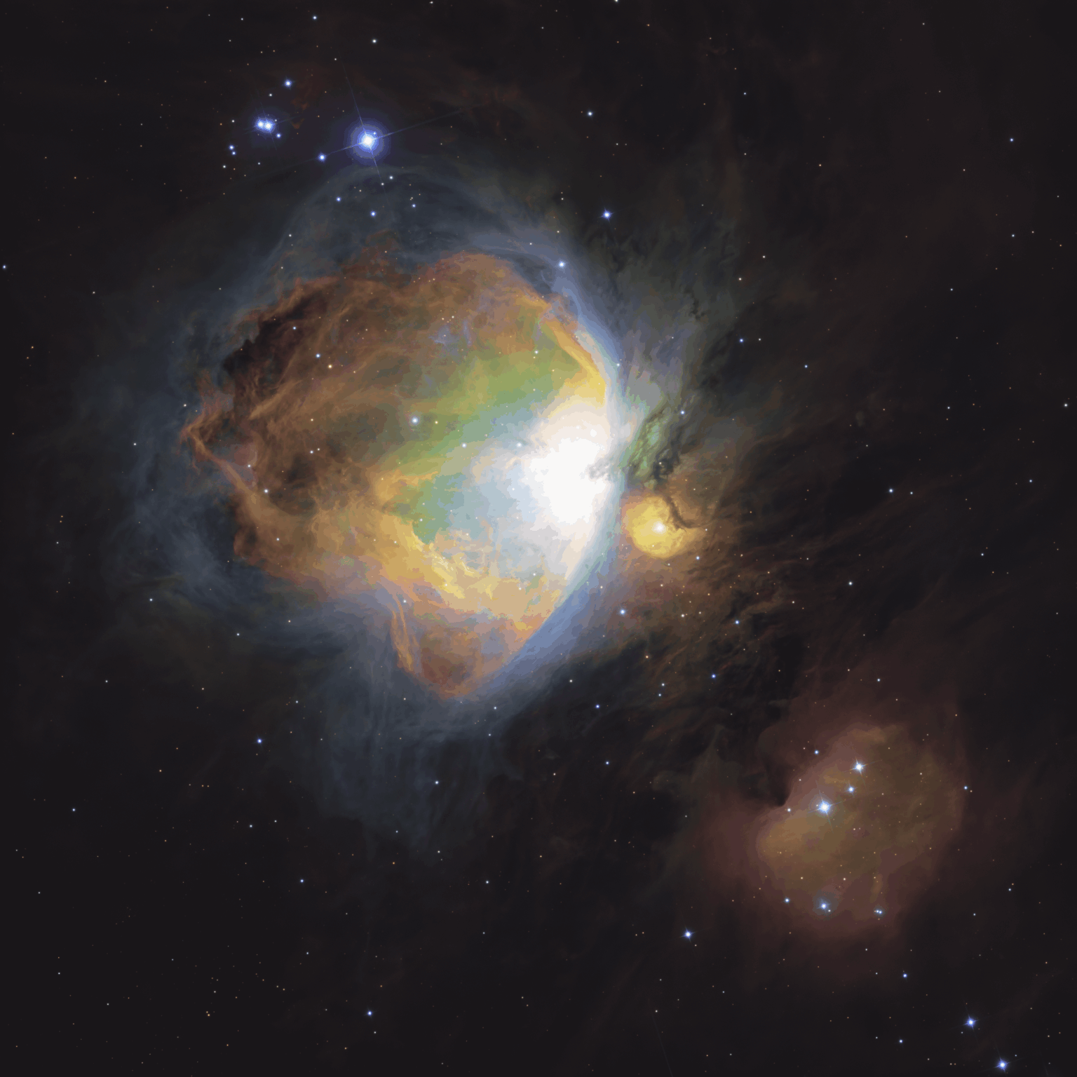 A rare SHO Orion Nebula