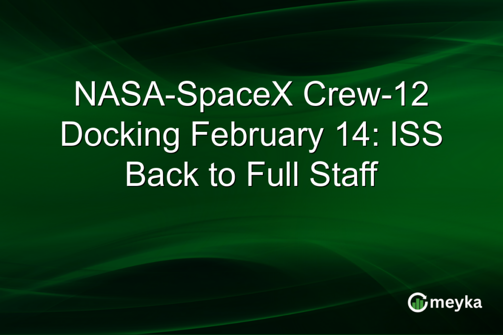 NASA-SpaceX Crew-12 Docking February 14: ISS Back to Full Staff NASA-SpaceX Crew-12 Docking February 14: ISS Back to Full Staff