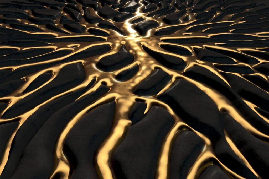 A strange leak in Earth’s core may be pushing ancient gold upward A strange leak in Earth’s core may be pushing ancient gold upward