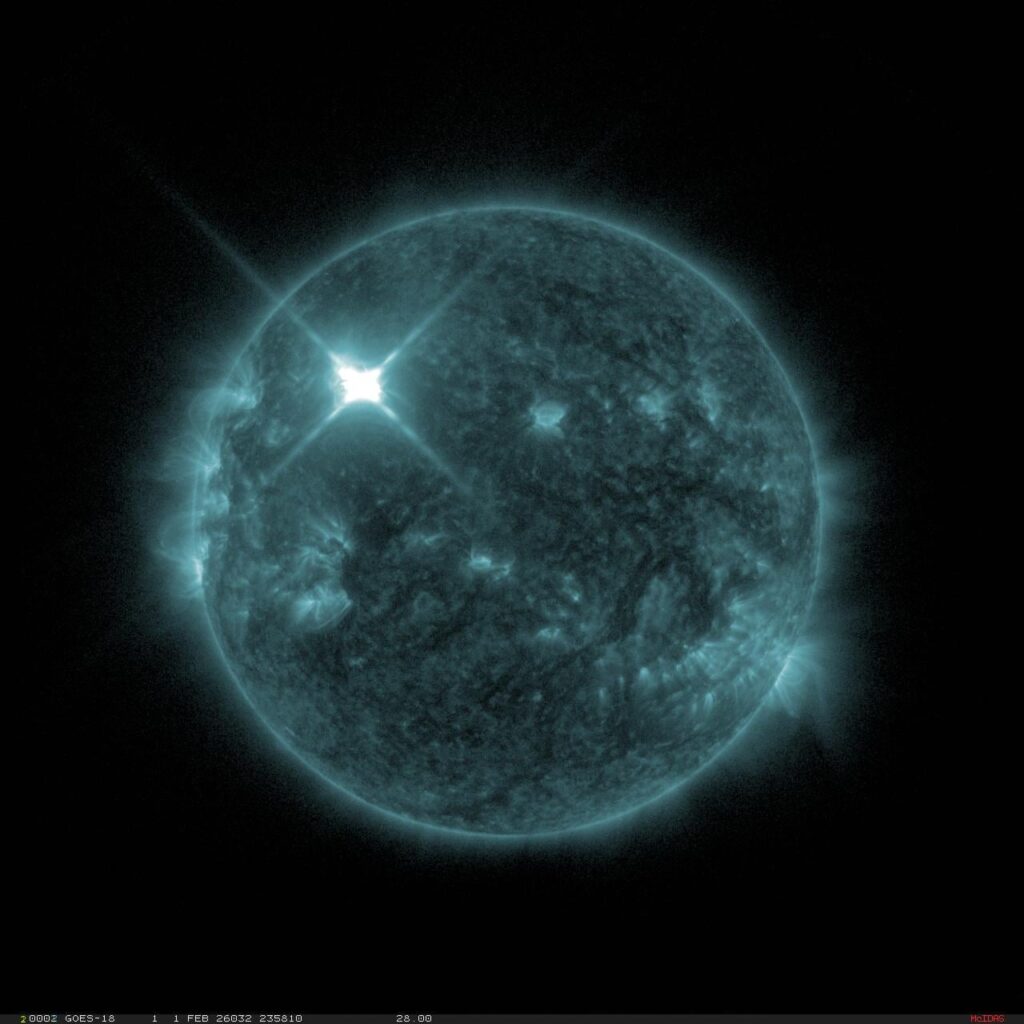 The second strongest Earth-facing SolarFlare since 2017 is currently underway on the Sun! X8.0-class levels exceeded.