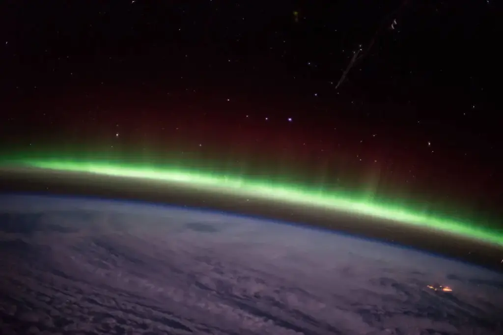 ESA astronaut Samantha Cristoforetti took this aurora borealis Earth observation image from the cupola window of the International Space Station on Dec. 9, 2014. Credit: ESA/NASA