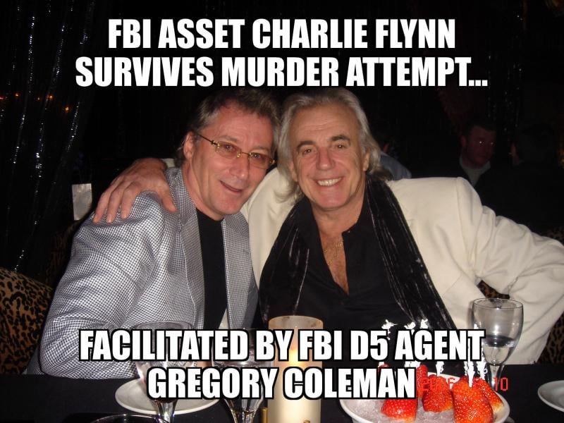 FBI Wall Street asset escaped murder from another FBI asset (Russian Egor Chernov) arranged by their FBI D5 Agent handler Gregory Coleman. Four other assets handled by Coleman now pushing up daisies - Pierre Gonyou, Al Chalem, Rex Judd and Paul Combs. Bruce Gorcyca also survived murder attempts.
