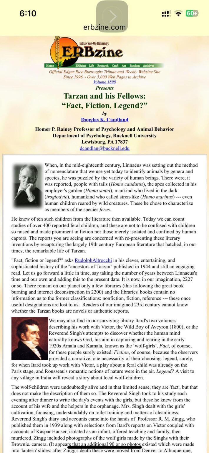 History of Feral people and the variety of human beings link: erbzine.com/mag18/1899.html History of Feral people and the variety of human beings link: erbzine.com/mag18/1899.html