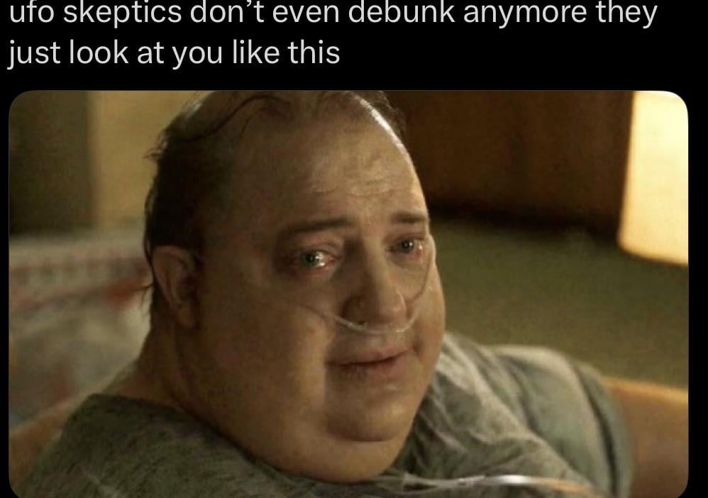 UFO skeptics right now.