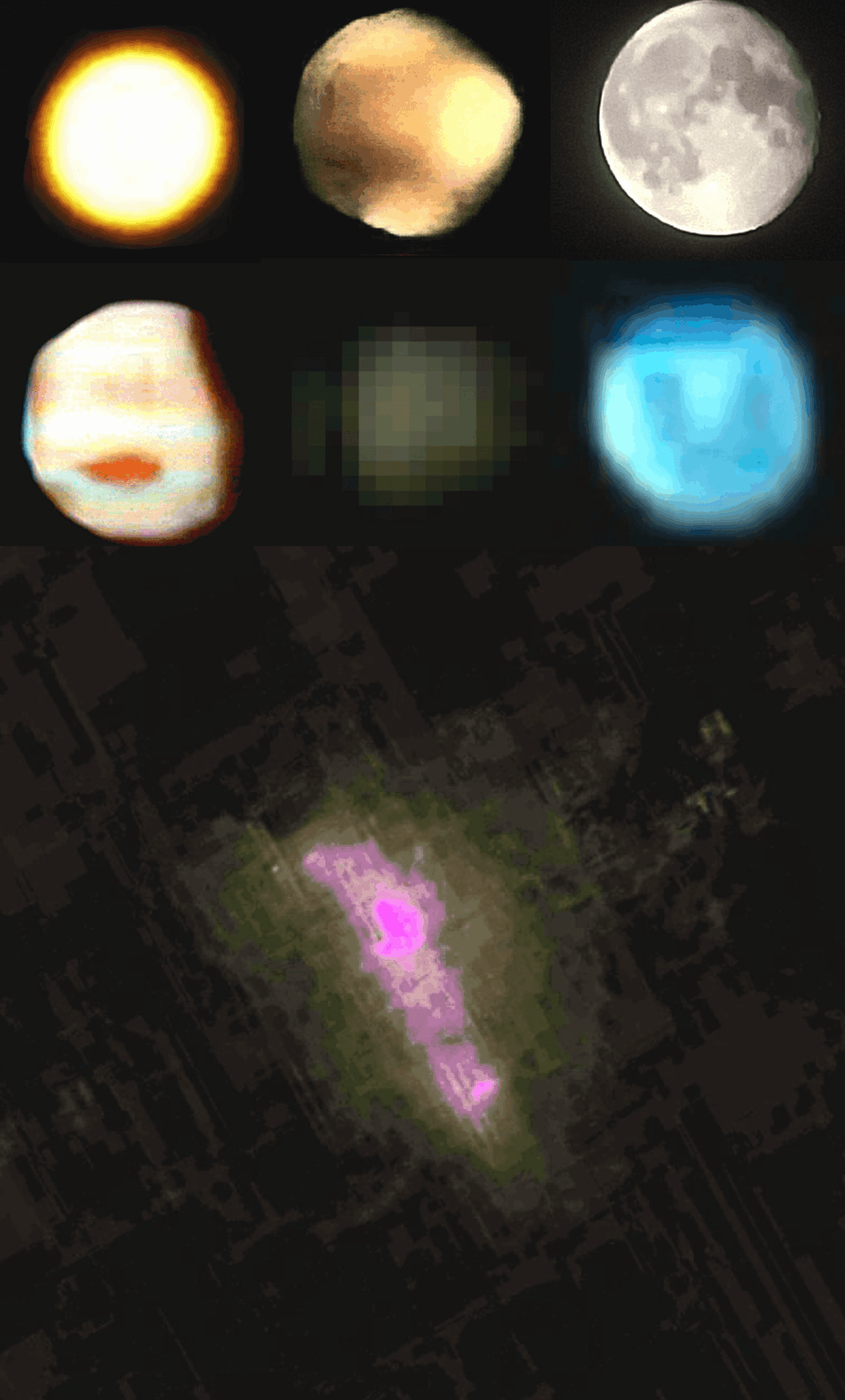 The Solar System and other celestial objects (taken with low end gear)