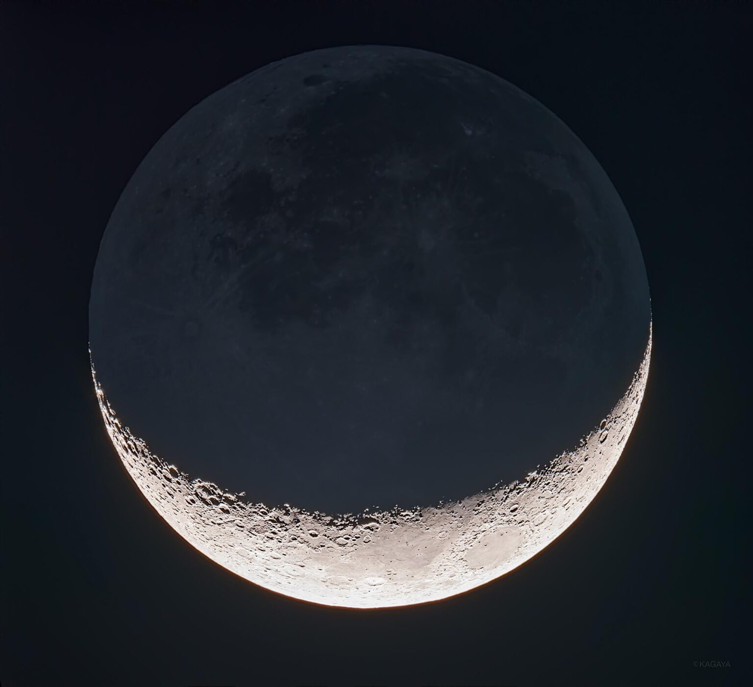 Did you know Earthshine is brightest between April and June