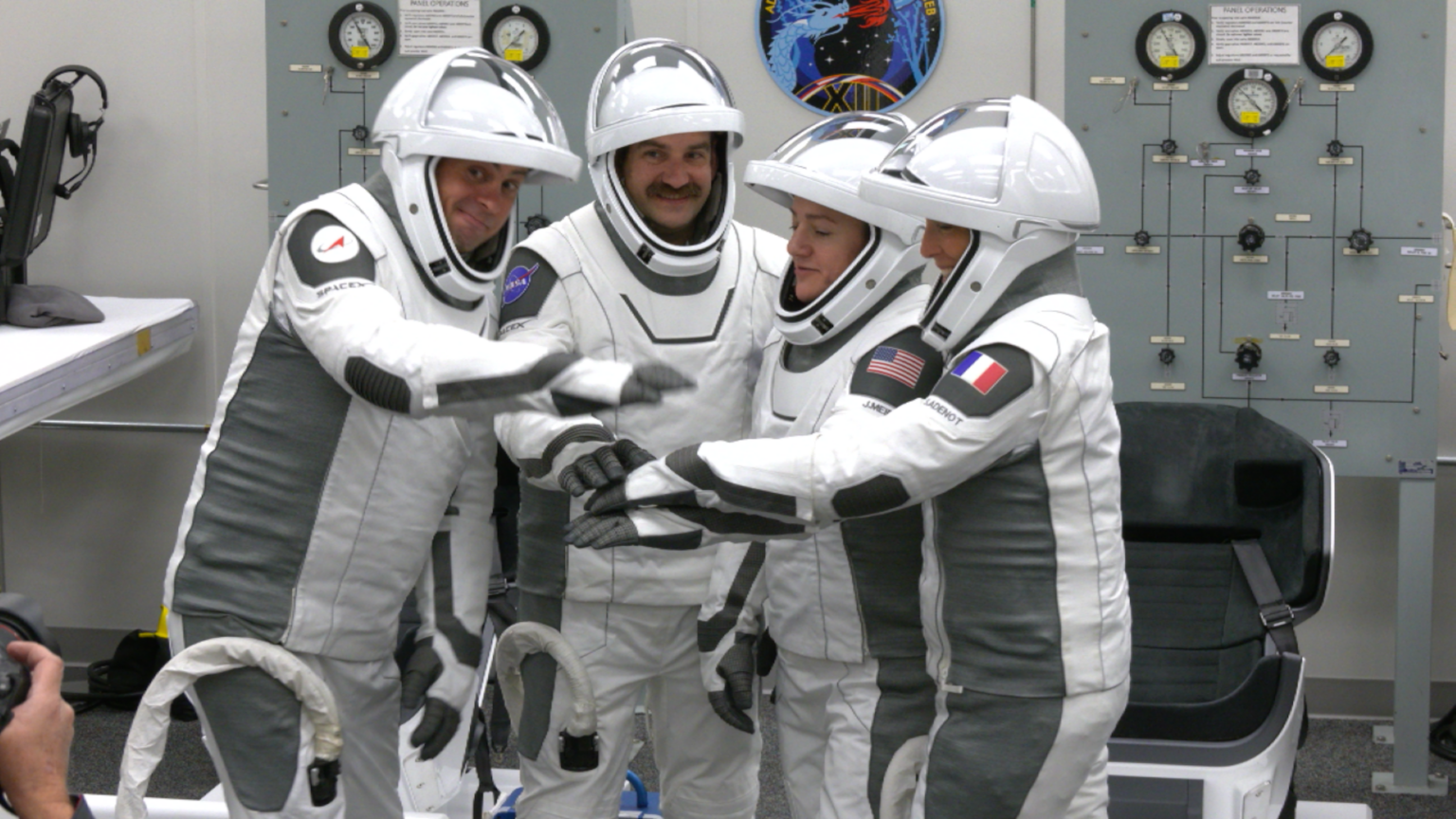 NASA’s SpaceX Crew-12 Complete Suit-Up