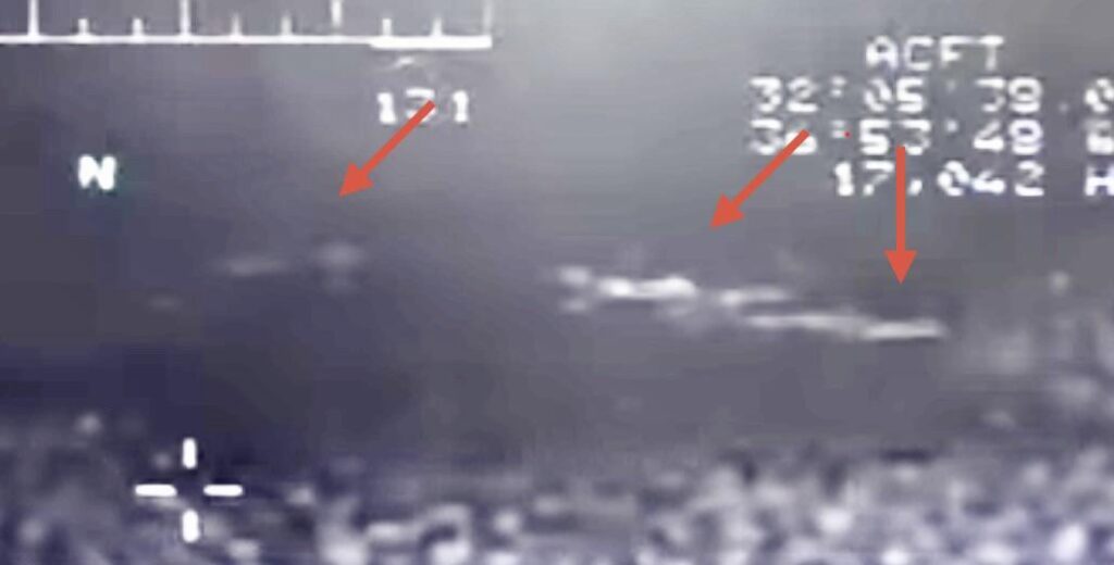 Screenshot from recent UFO "leak"