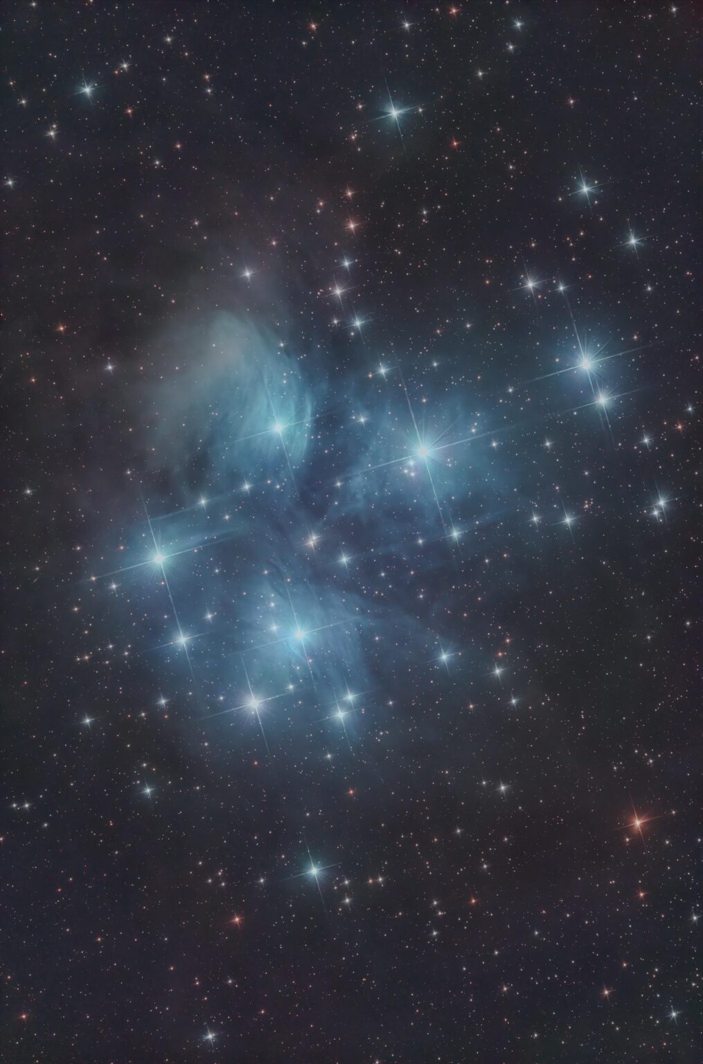 The Pleiades / Seven Sisters – M45 The Pleiades / Seven Sisters - M45