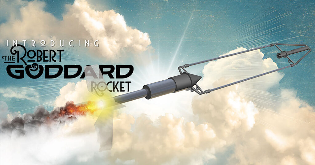 Robert Goddard’s historic rocket recreated as flying model kit 100 years later Robert Goddard's historic rocket recreated as flying model kit 100 years later