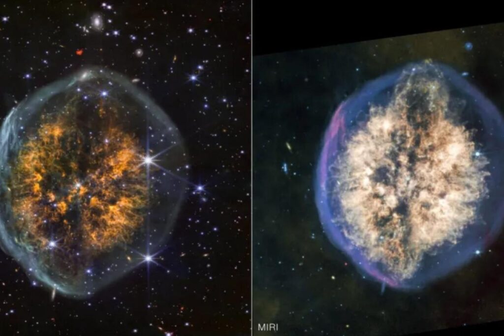 James Webb Telescope captures dramatic images of dying star