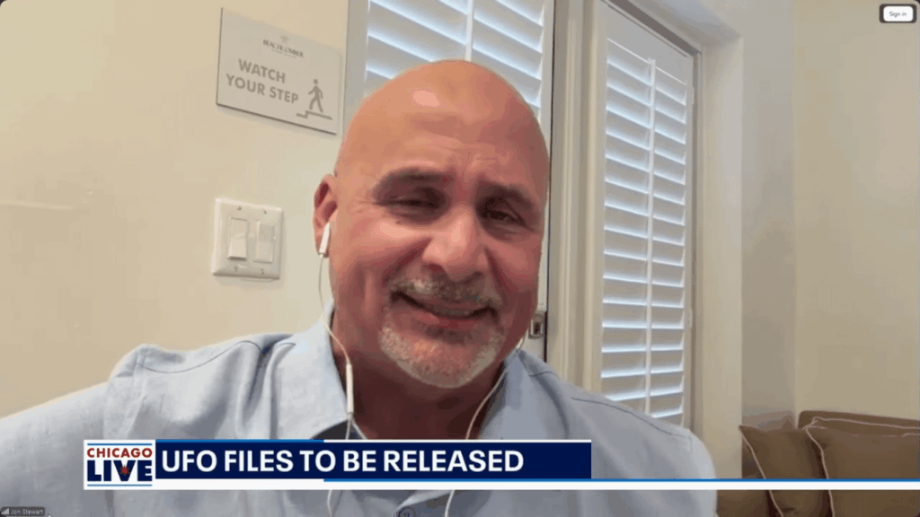 FOX 32 Chicago interviews UFO investigator Jon Stewart regarding Trump releasing UFO files
