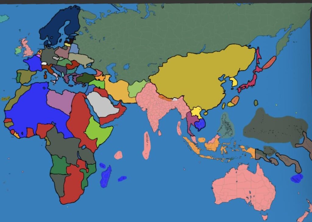 if I was Germany and the allies I'd pick. The map is circa 1920 post Balkan wars.