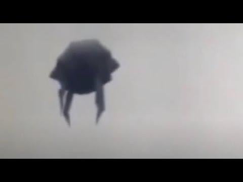 This UFO is very interesting, it was clearly and statically filmed in Mexico, it looks like an octopus.