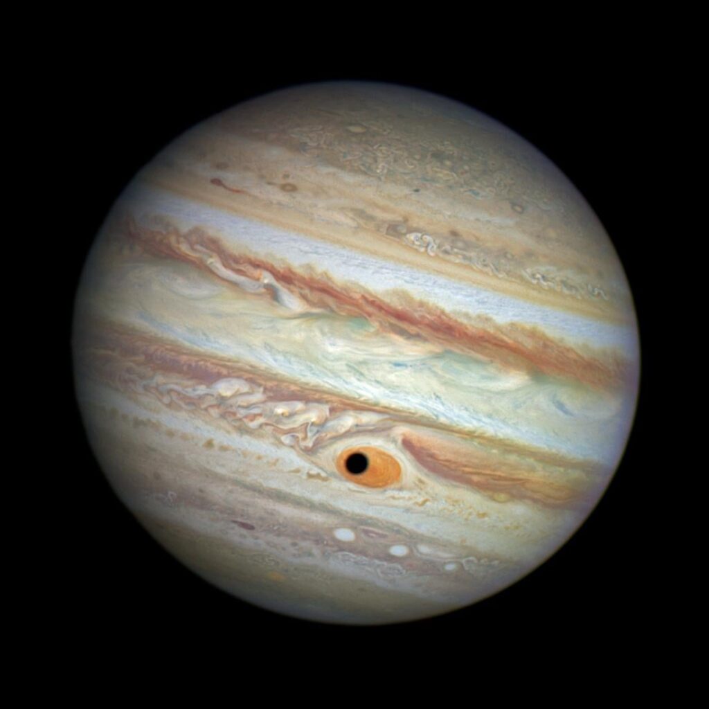 When Jupiter is looking back at you!