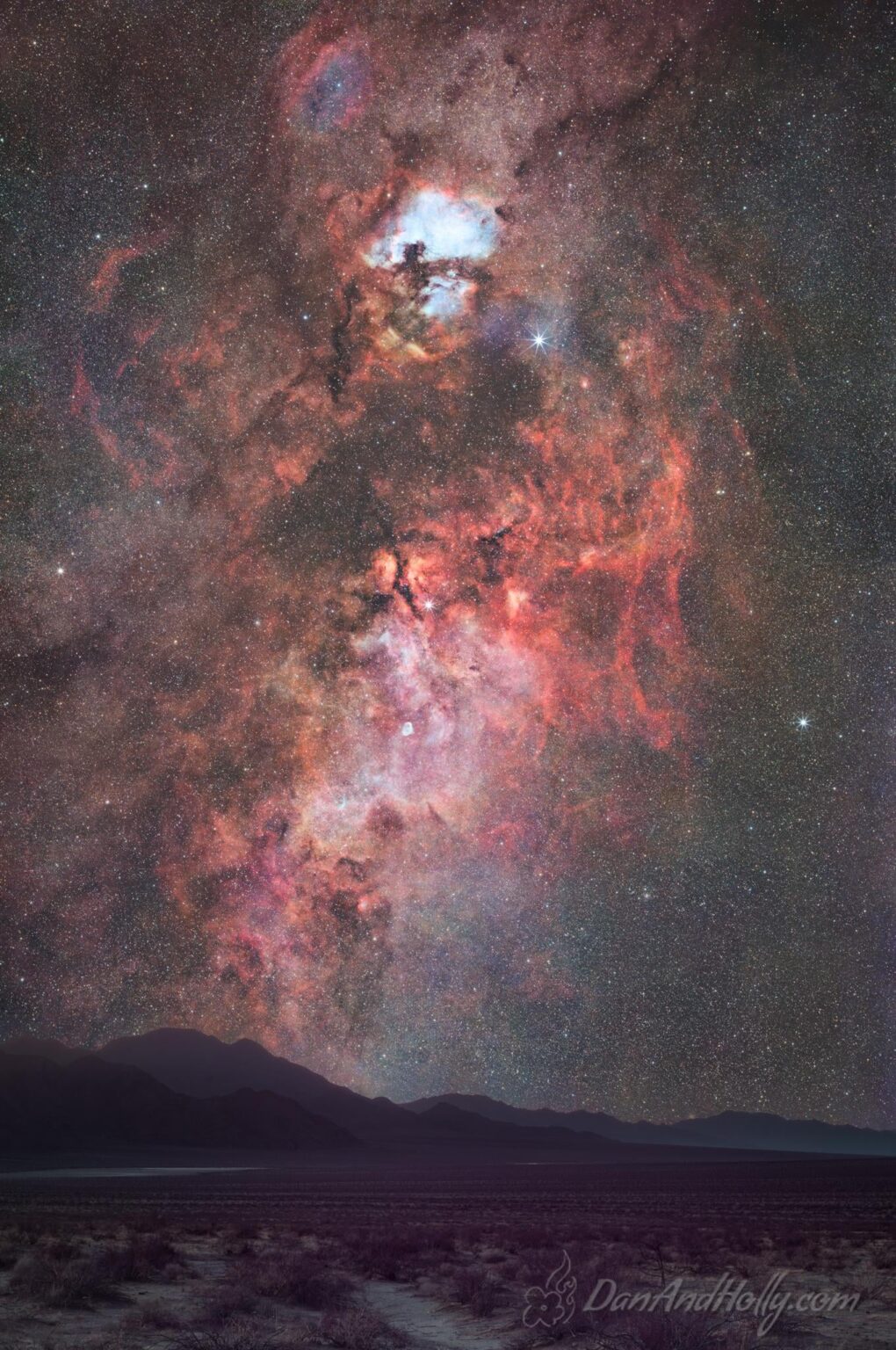 Cygnus Setting in the Desert