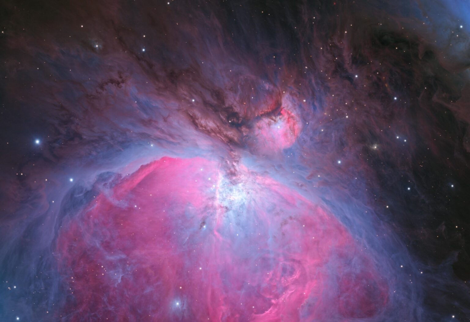 The Core of Orion -- M42 in LRGB over 8hs