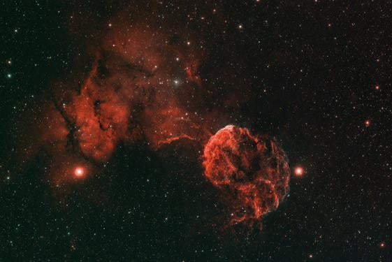 Jellyfish nebula, First light.
