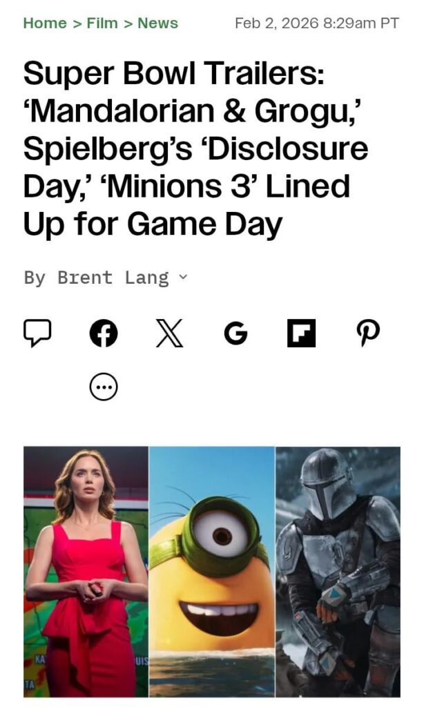 Disclosure Day TV Spot Confirmed for Super Bowl LX Disclosure Day TV Spot Confirmed for Super Bowl LX