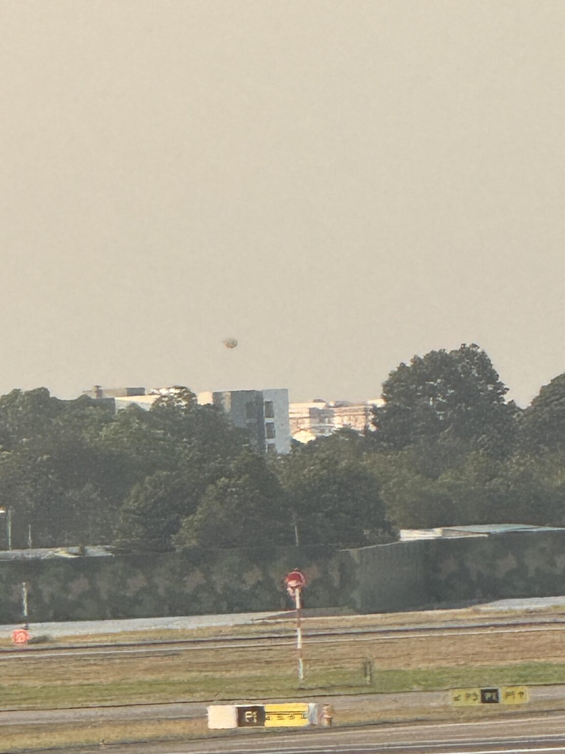 Hovering object over Saigon