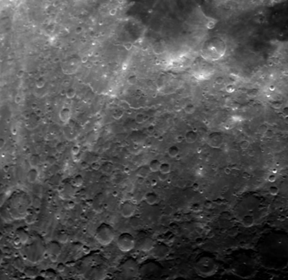 Very First Moon Images taken using the Skynet Telescope Network