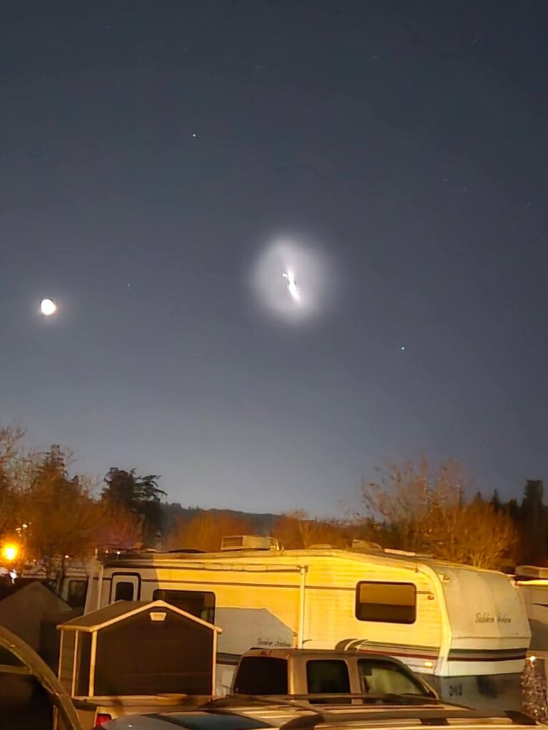 Western Canada sighting today.