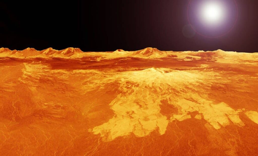 New Data Points to Massive Underground Structures Beneath Venus Venus Surface (illustrative Image)