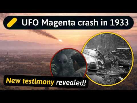 Descendant of a direct witness of UFO Magenta Crash came out! 🇮🇹🛸👽