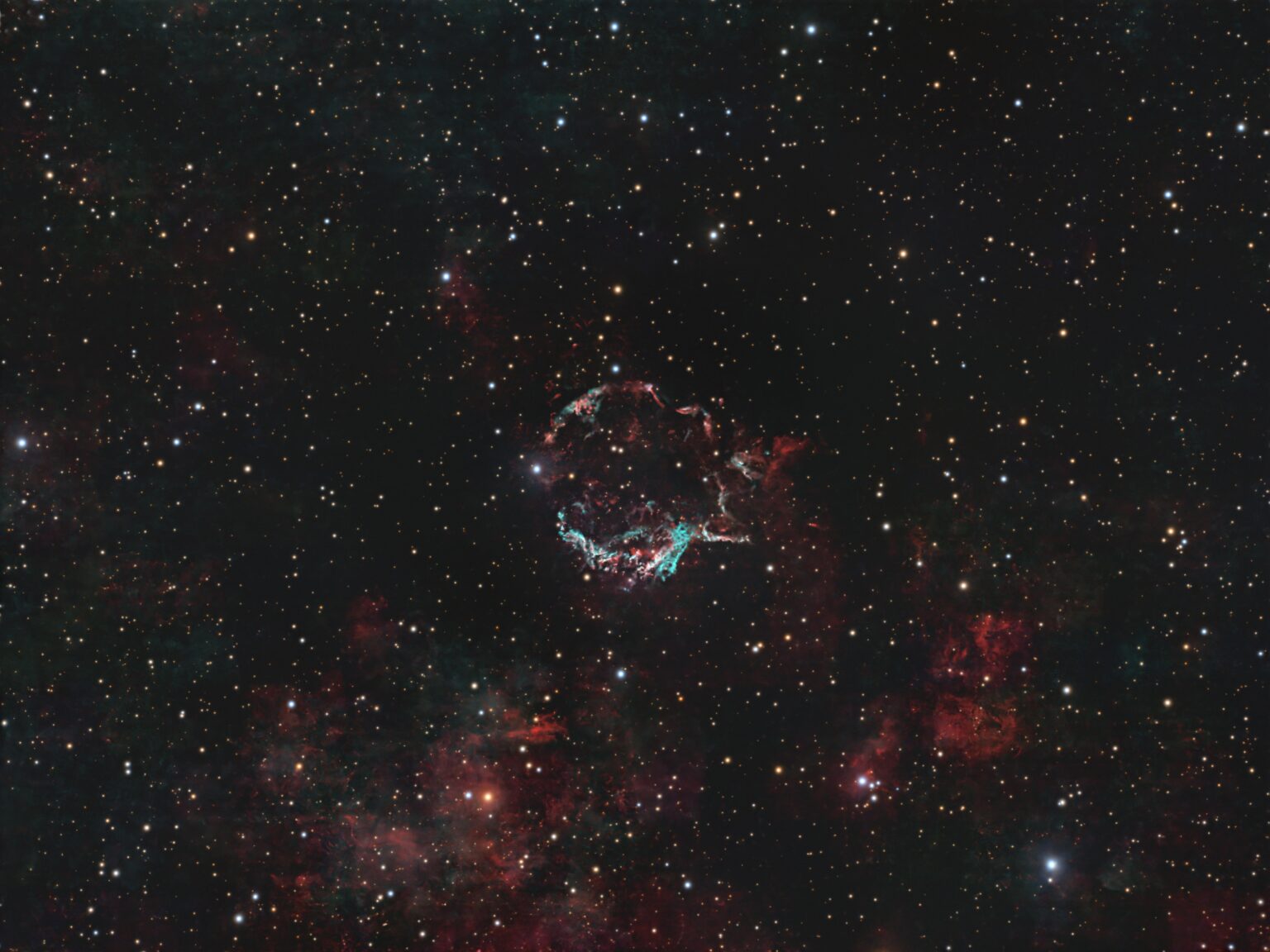 Rarely Imaged Supernova Remnant
