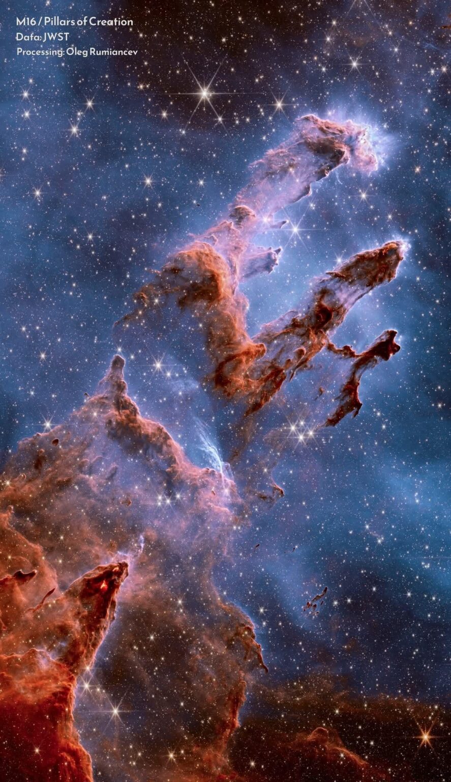 M16 data from JWST with personal processing