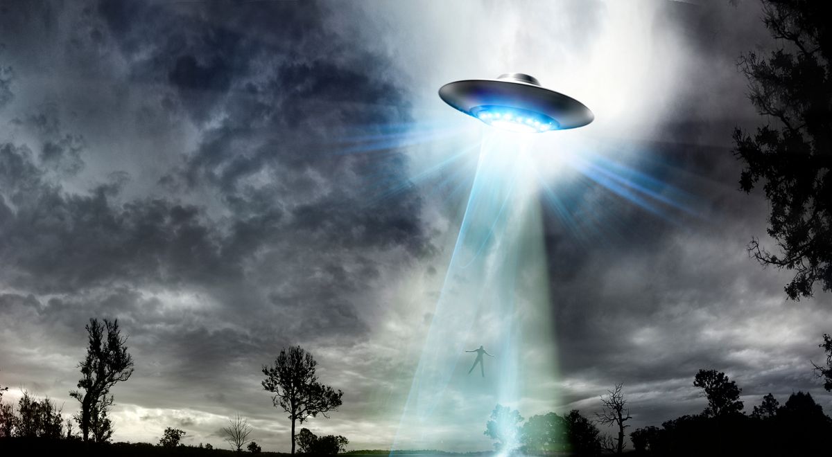 UFO landing (stock image)