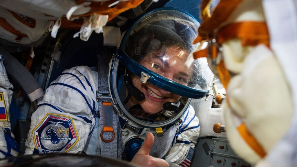Brunswick students speak with Maine astronaut Jessica Meir station icon