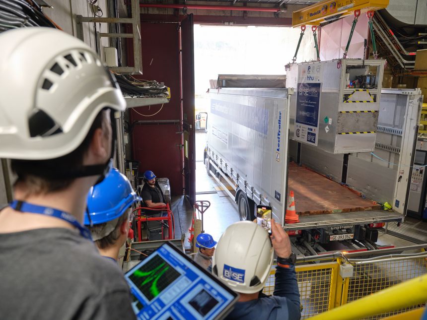 The research team kept the antimatter stable with a powerful vacuum and magnets operated at minus 470 degrees Fahrenheit (minus 268 degrees Celsius).