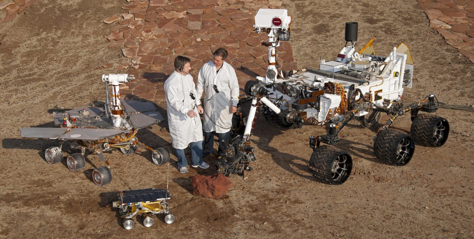 3 generations of Mars rovers