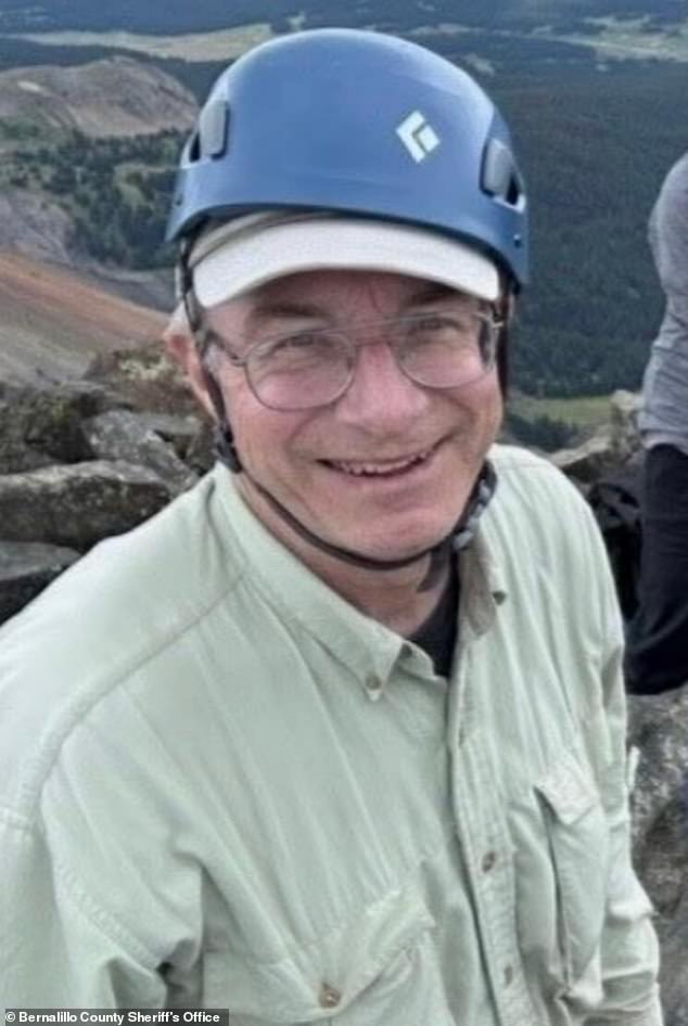 William 'Neil' McCasland, 68, was last seen around 11am on February 27 near Quail Run Court NE in Albuquerque. Authorities believe he may have left wearing the shirt in this photo