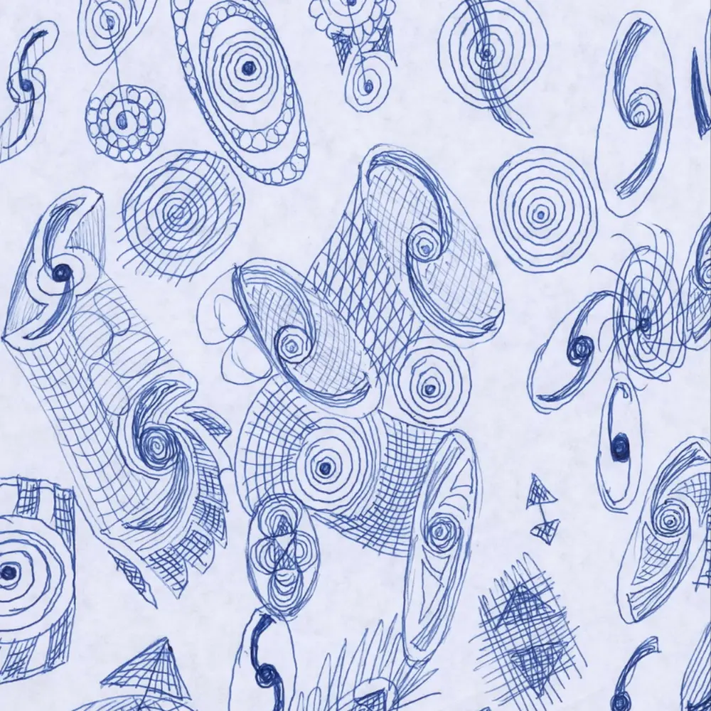 Object 6: Vera Rubin's Spiral Doodles