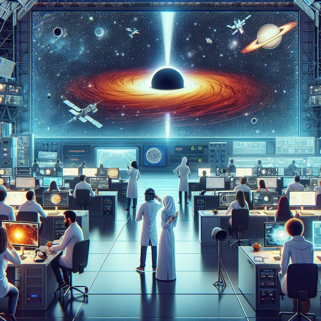 Astronomers are recording footage of a black hole for the first time.