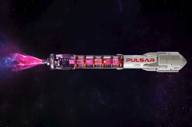Fusion systems would still produce ships dominated by fuel mass. (CREDIT: Pulsar Fusion)