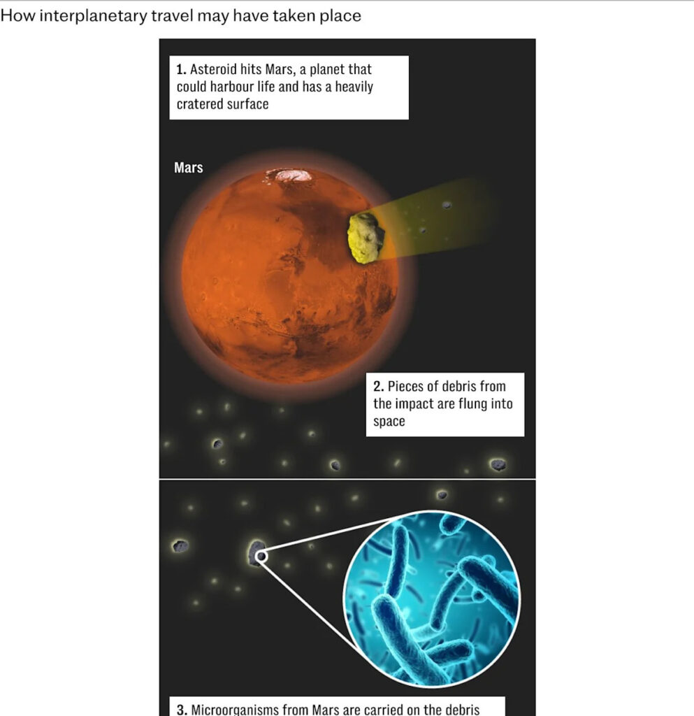 Humans ‘could have come from Mars’