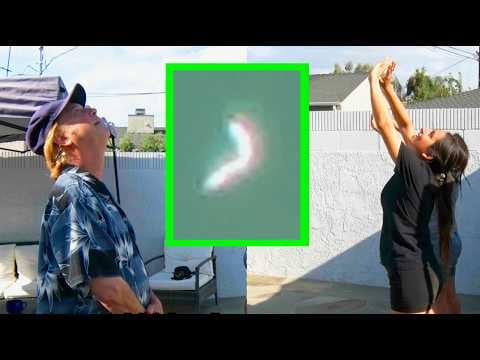 Rare Tubular UFO with Orb – Telepathic Encounter Caught on Camera