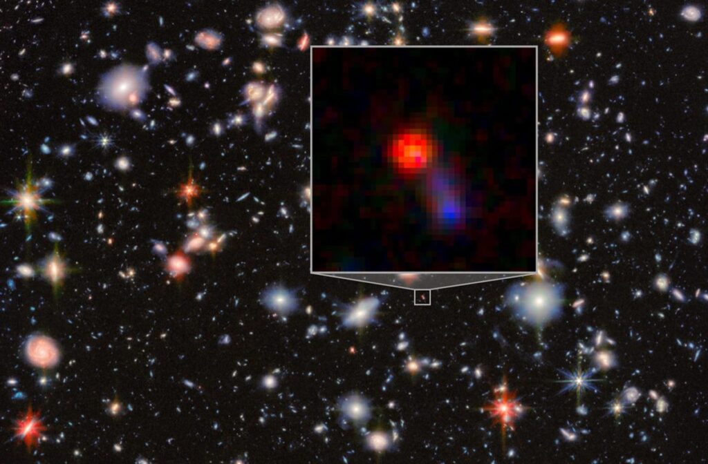 A scientist looked at ‘little red dots’ in the early Universe and found a black hole that shouldn’t exist A scientist looked at 'little red dots' in the early Universe and found a black hole that shouldn't exist