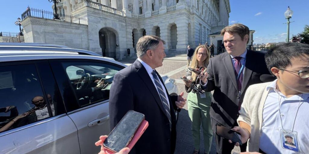 UAPDA season: “NDAA’s coming up,” Sen. Rounds says, “but I have not talked to Schumer about it”