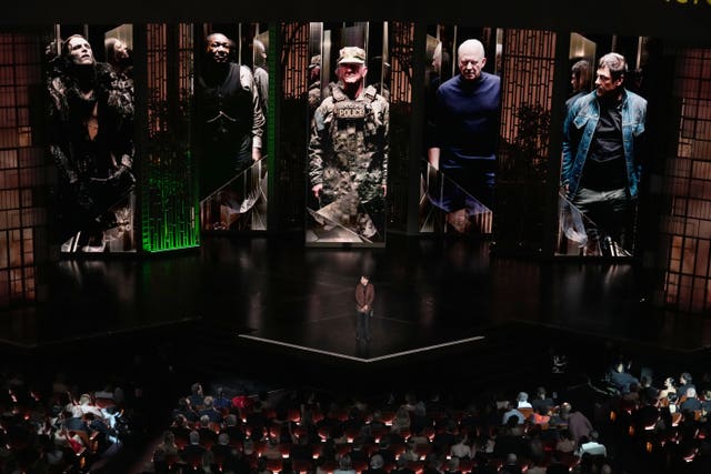 Kieran Culkin on stage