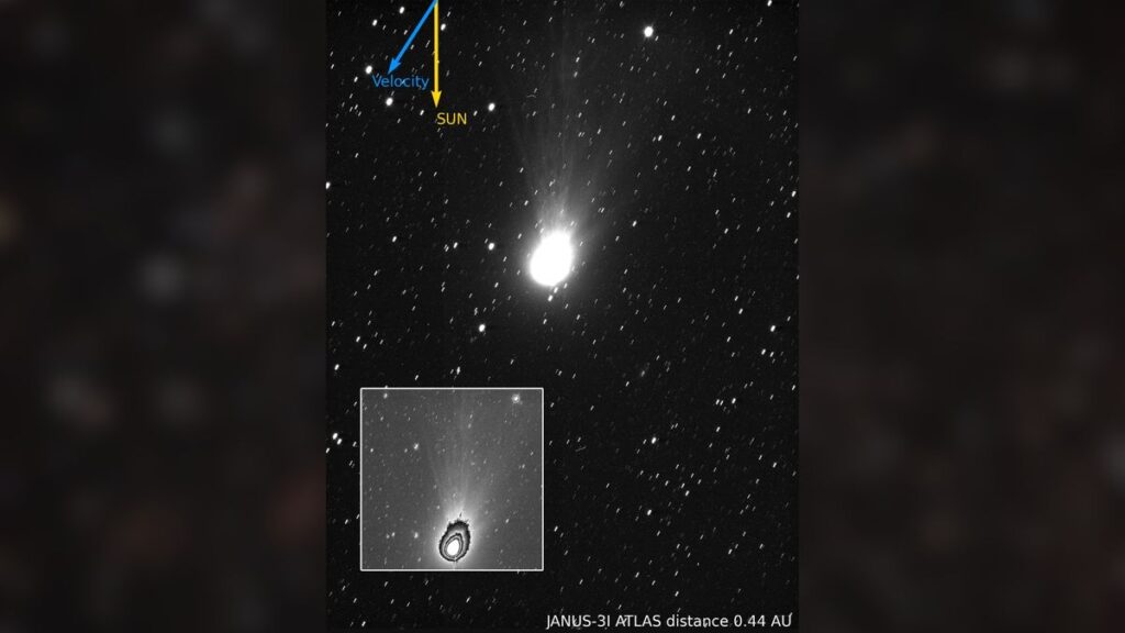 this image of the interstellar object received weeks later