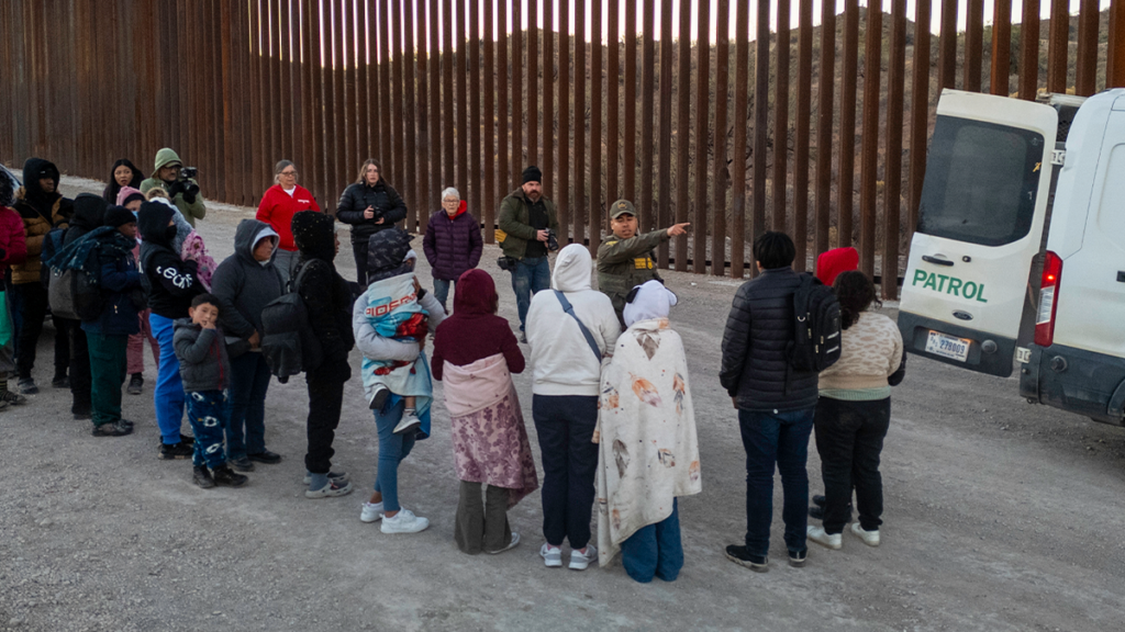 The southern border, migrants and Border Patrol agents