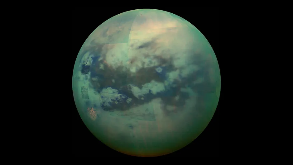 Titan, as seen by the Cassini spacecraft. Credit: NASA/JPL-Caltech/ASI