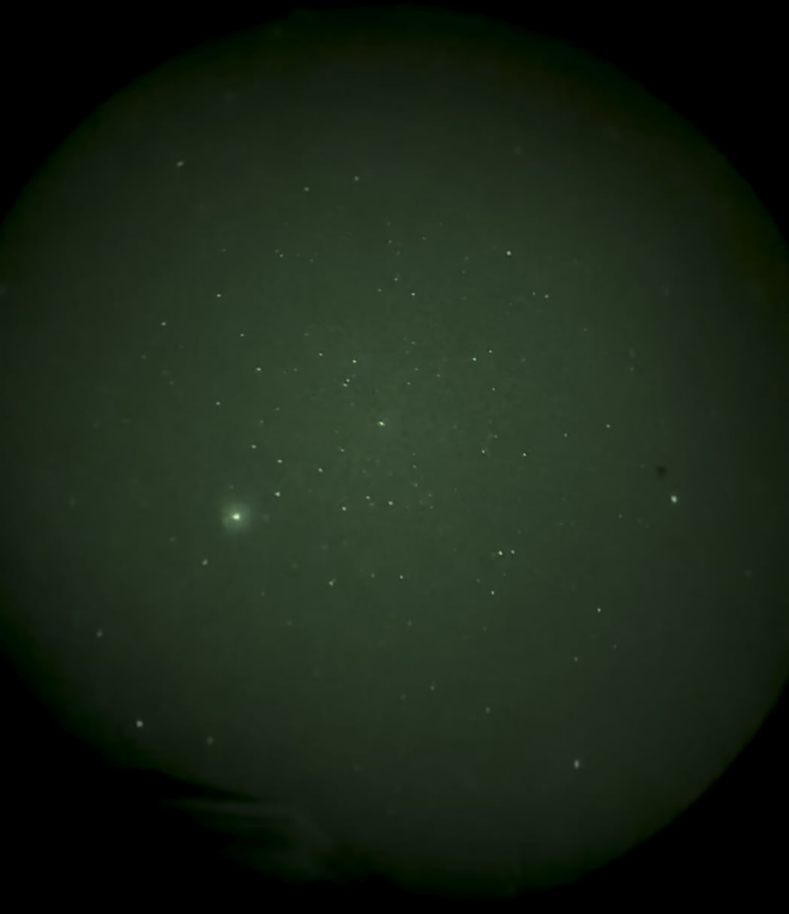 “Live” view of the Milky Way part 2